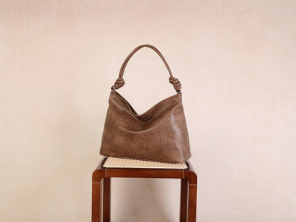 INES DELAURE - Soft tote bag carried on the shoulder or crossed