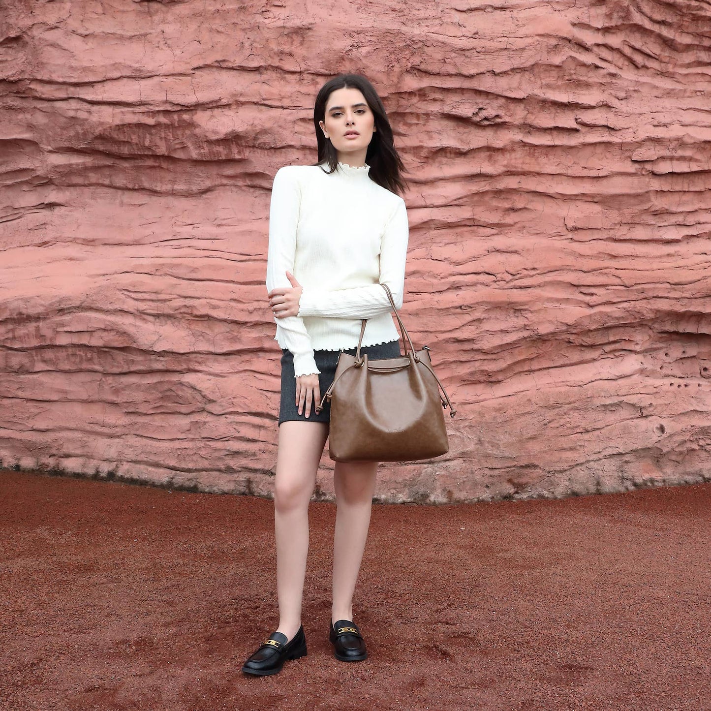 INES DELAURE - 2 in 1 tote bag