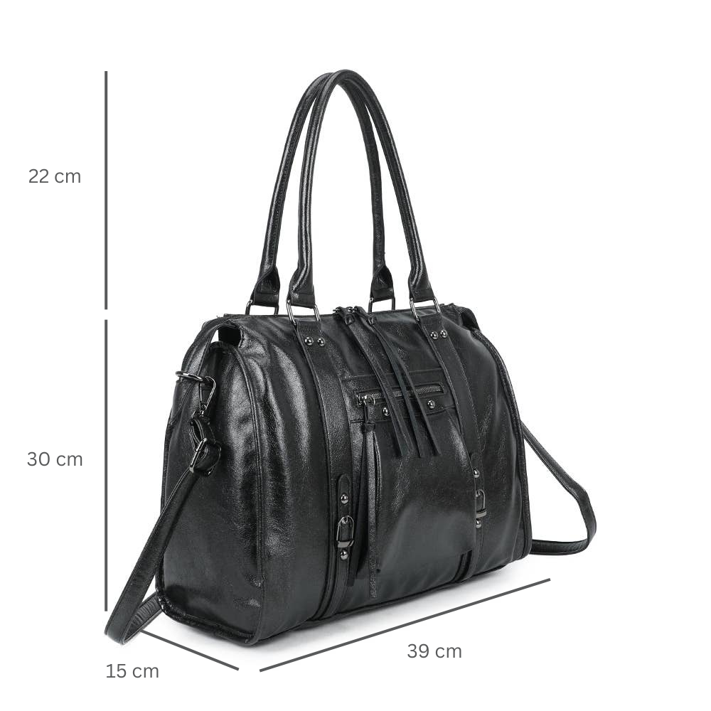 Gallantry Paris Skyla Metallic Grand Bag – Crossbody Strap